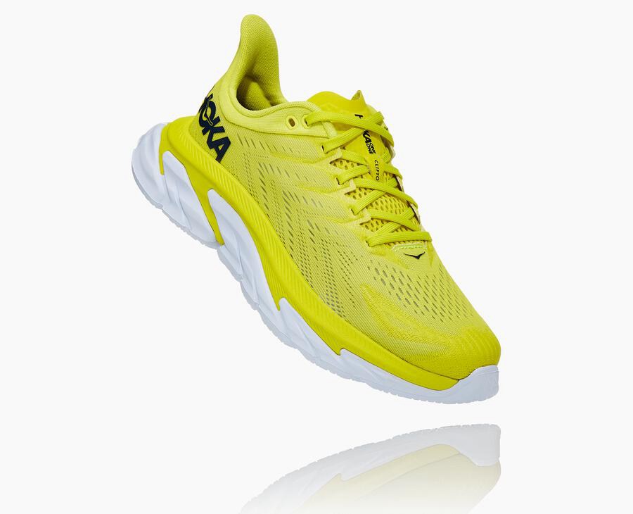 Hoka One One Running Shoes Womens Fluorescence - Clifton Edge - 29168QTMH